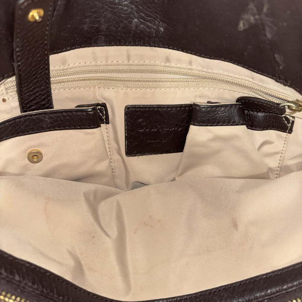 Cole Haan Black Pebbled Leather Shoulder Bag - Picture 2 of 6